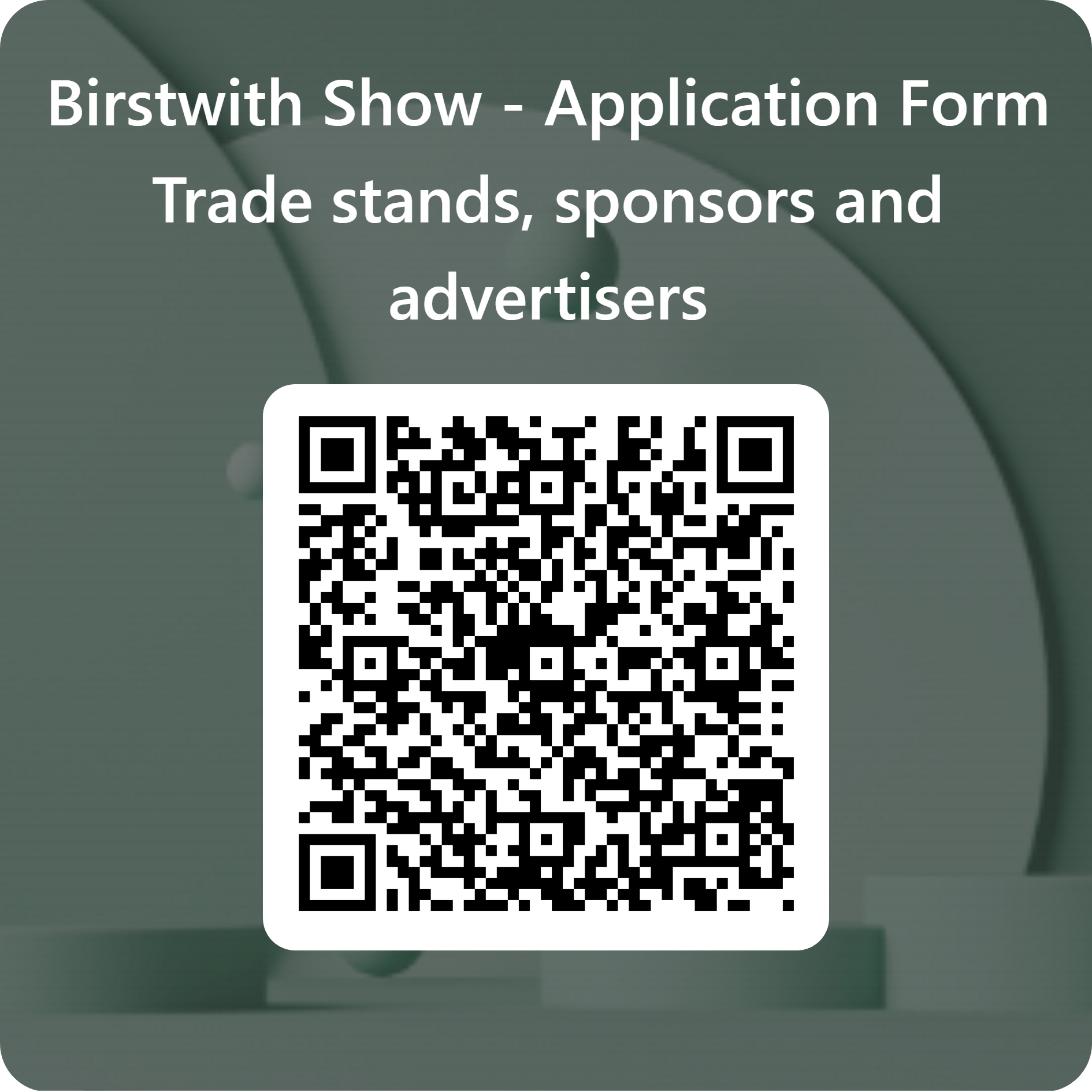 QR code for trade stand application